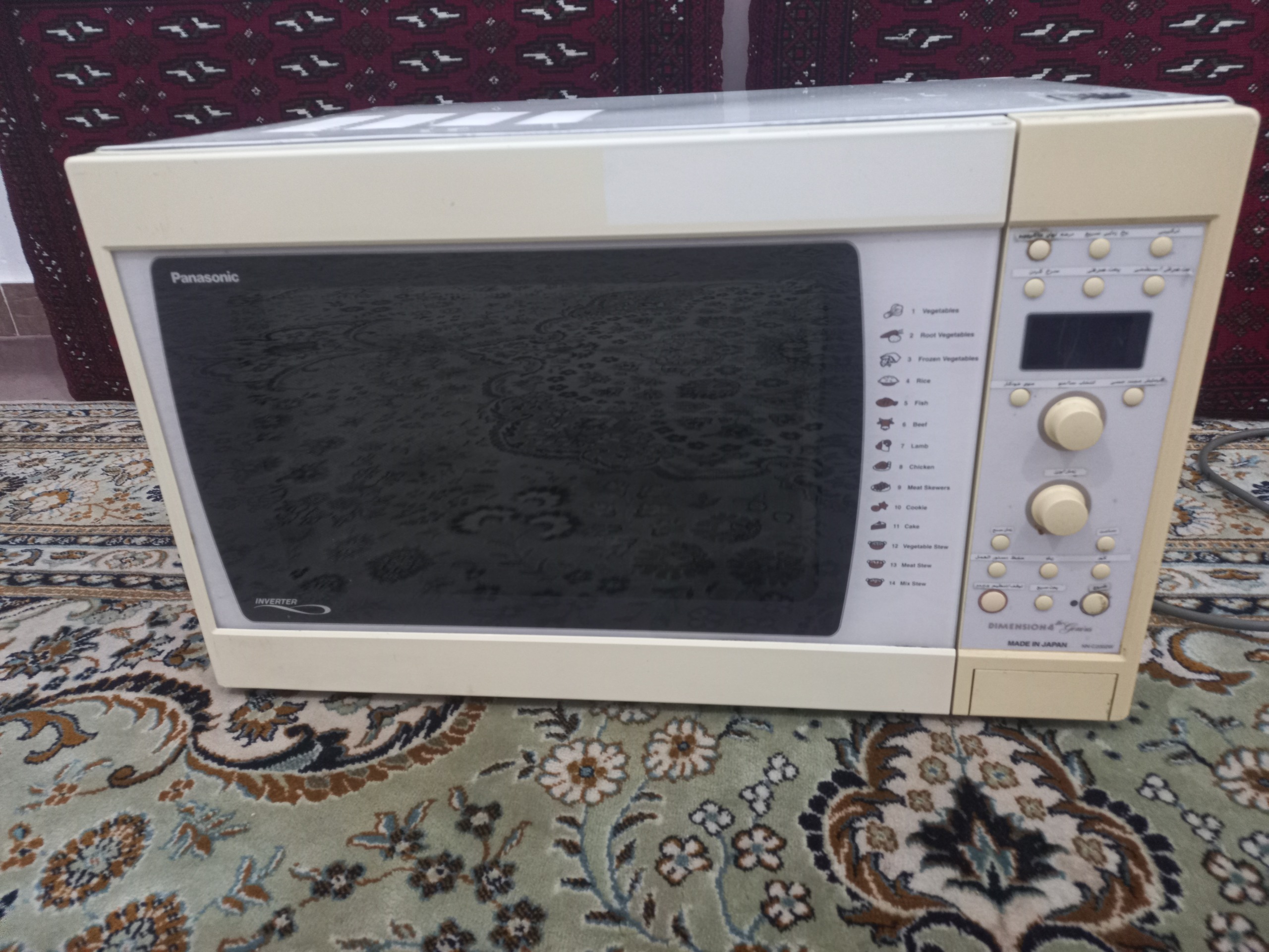 مایکروفر اصل ژاپن پاناسونیک