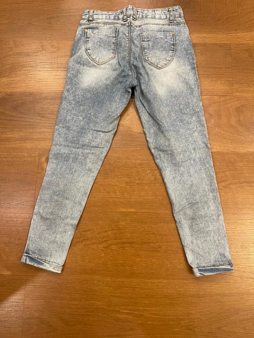 جین یخی زاپ دار