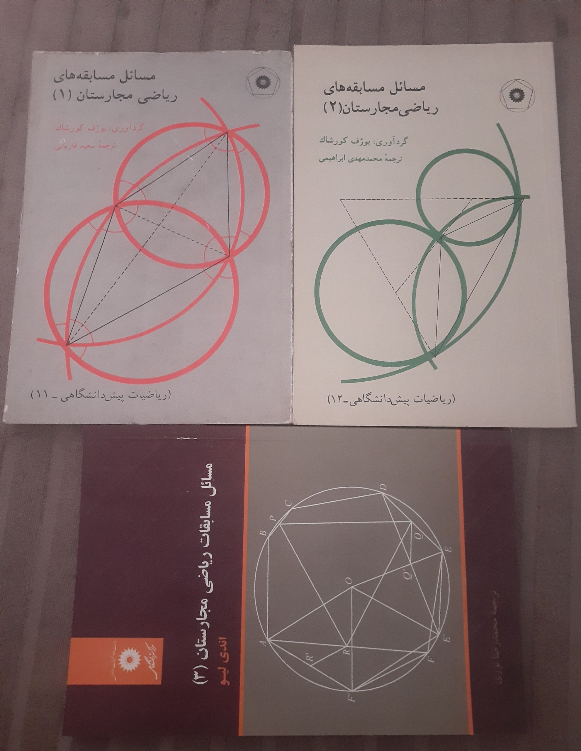مسائل مسابقه های ریاضی مجارستان (1-2-3)