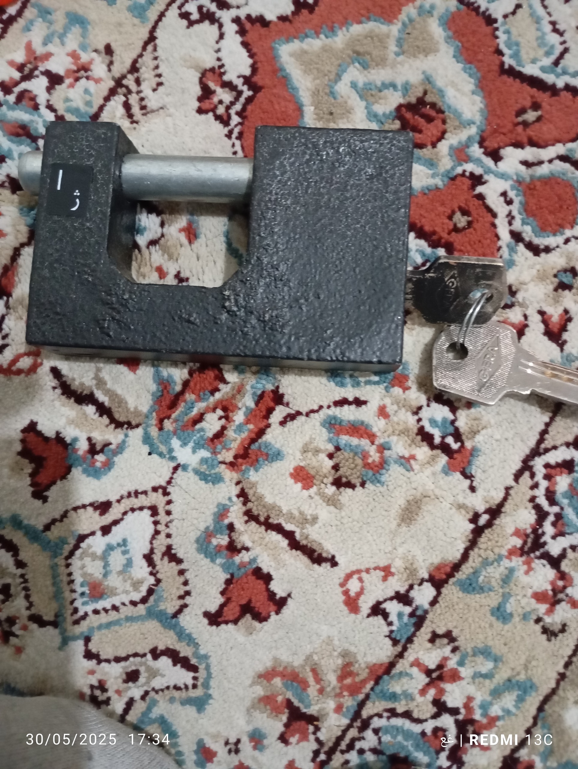 قفل کتابی سایز بزرگ 3کلید کامپیوتری