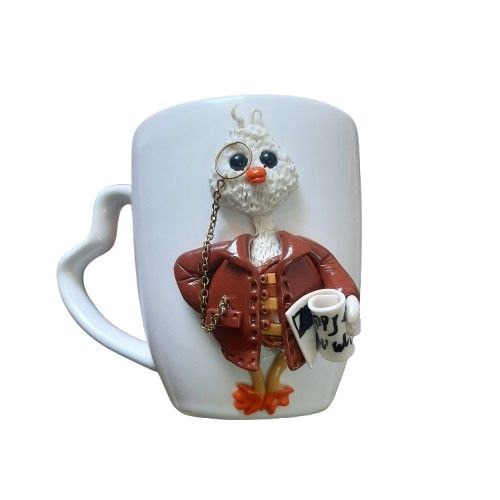 ماگ سرامیکی طرح مرغ جنتلمن