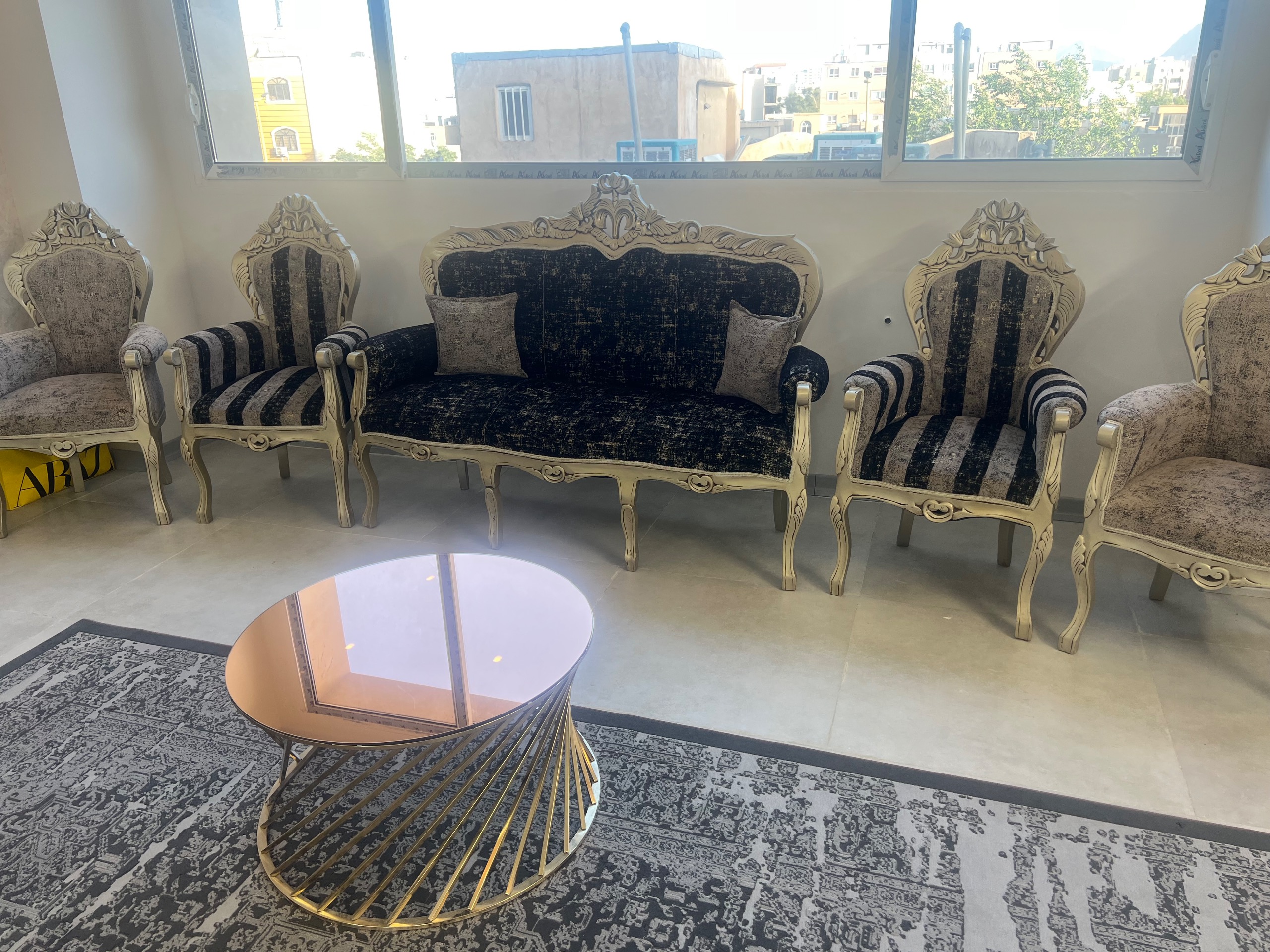 مبلمان استیل 9 نفره
