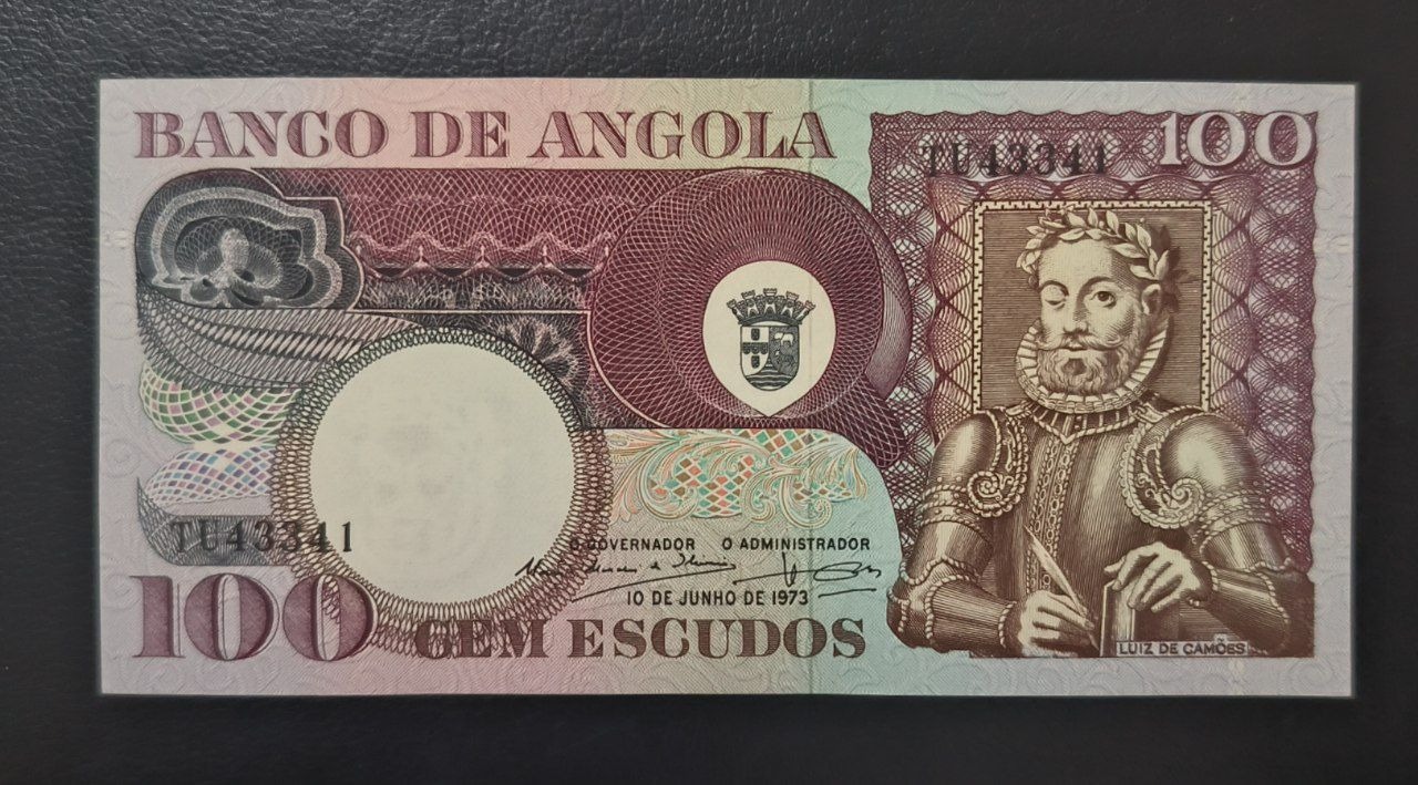 آنگولا 1973 بسیار زیبا گالری اسکناس مرادعلی