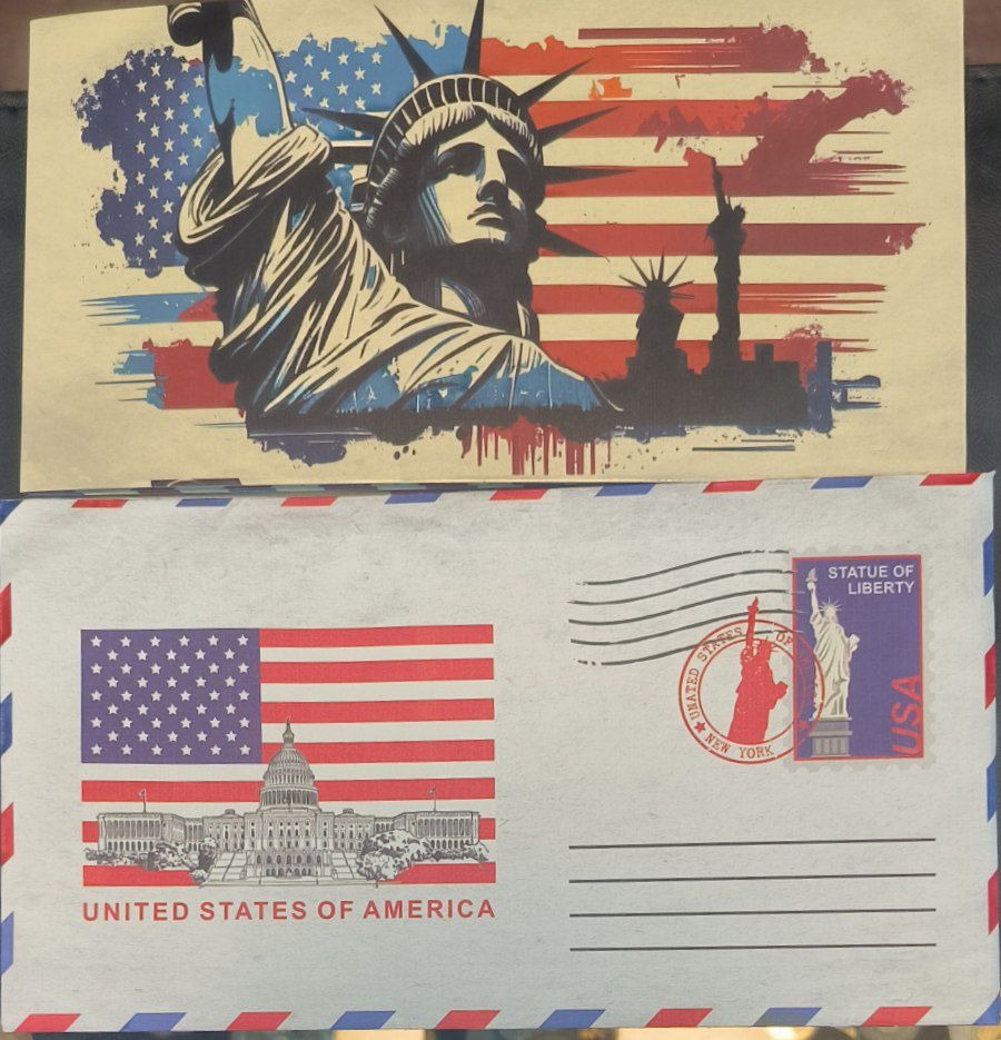 پک یادبود استقلال آمریکا همراه با پاک مخصوص