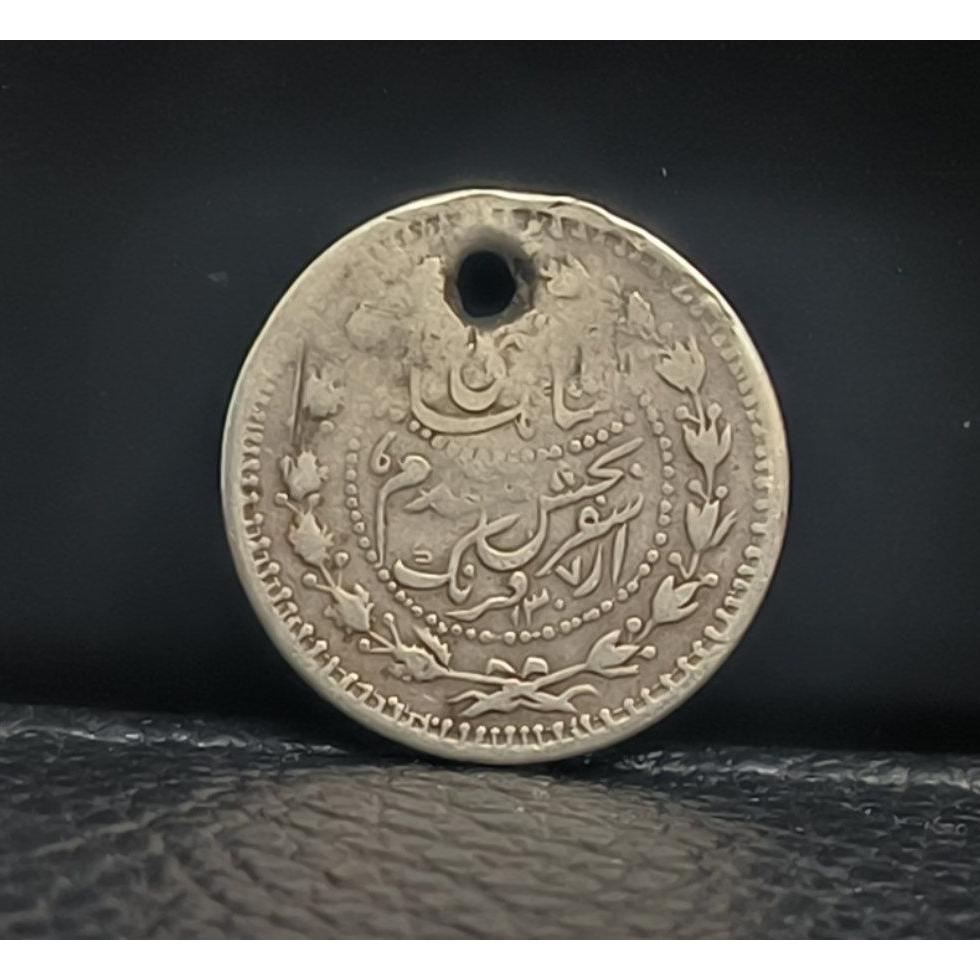 500 دینار ناصرالدین شاه1307 معروف به سفر فرنگ