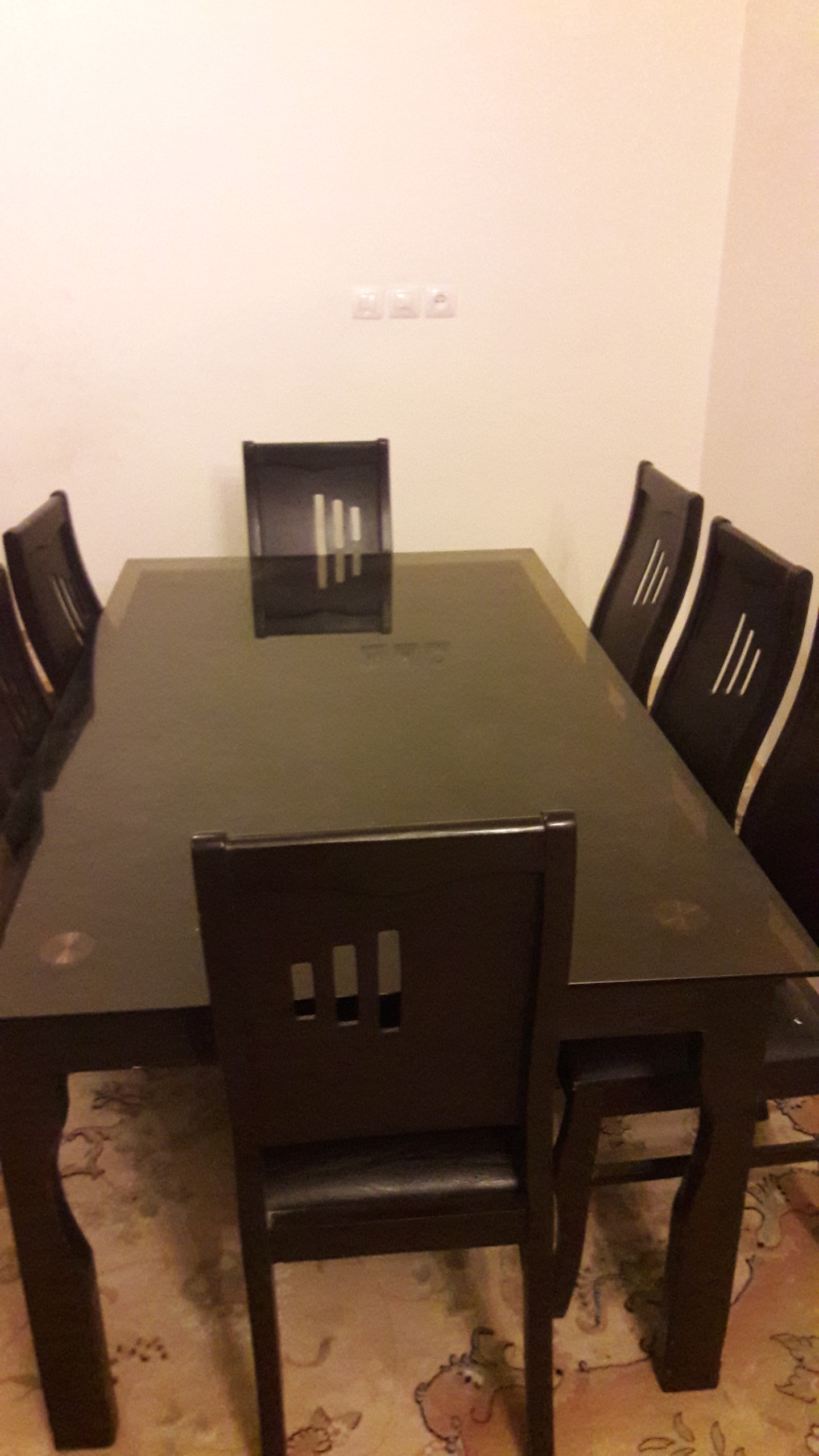 میز و صندلی نهارخوری هشت نفره وارداتی