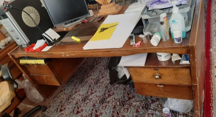 میز مدیریت شیشه ای زیبا