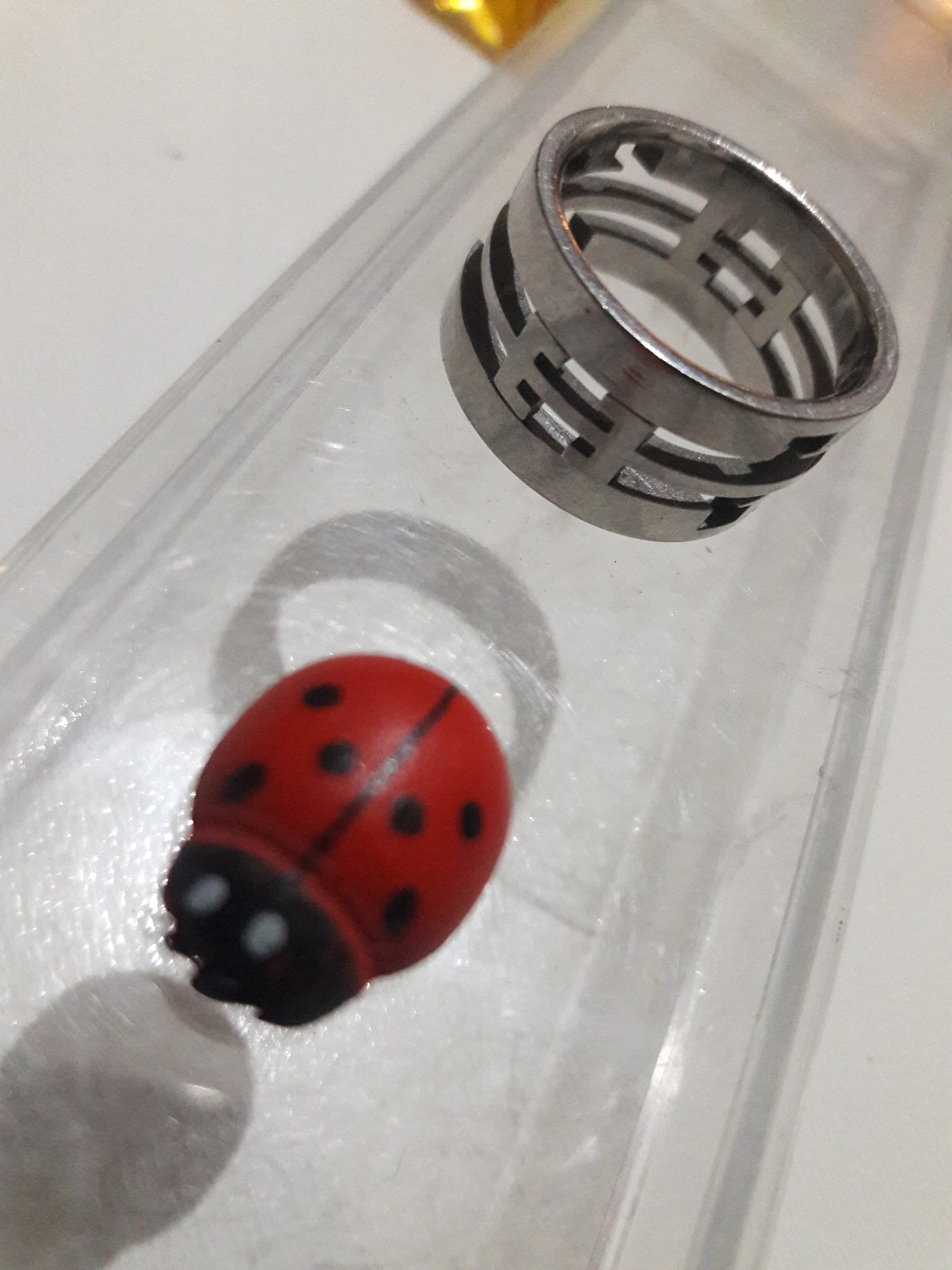 حلقه بدون نمونه مشابه نقره تیتانیوم