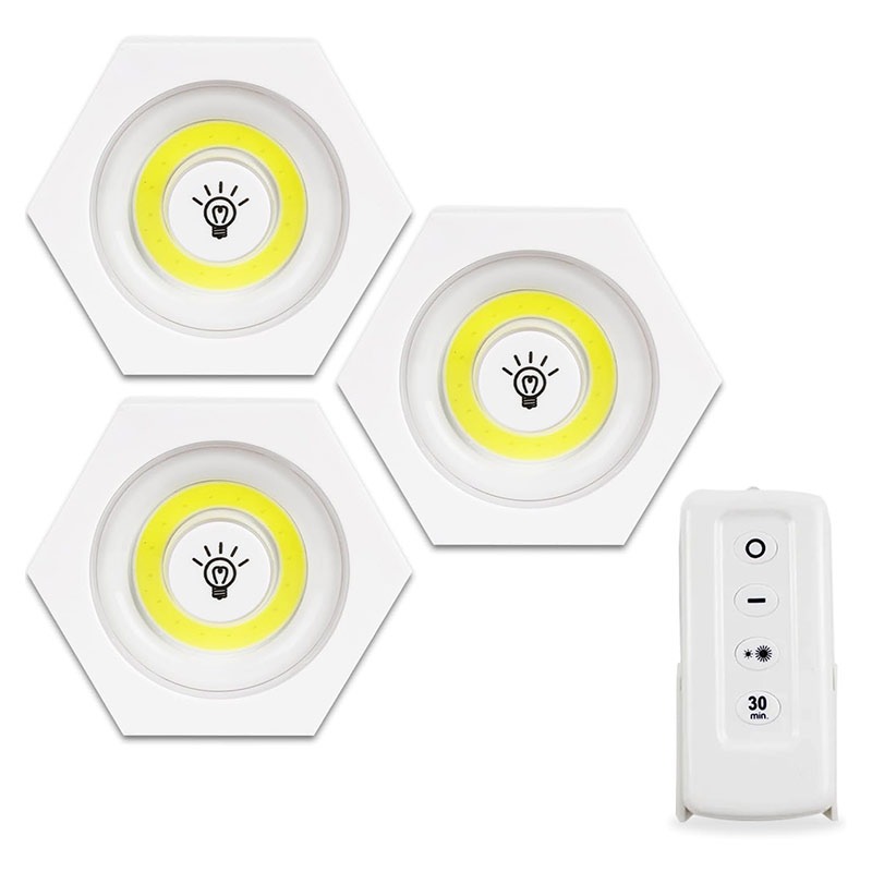 چراغ زیر کابینتی بدون سیم (باتری خور ریموت دار)