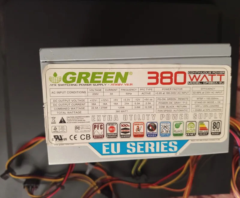 پاور گرین 380w مدل GP380A-EU