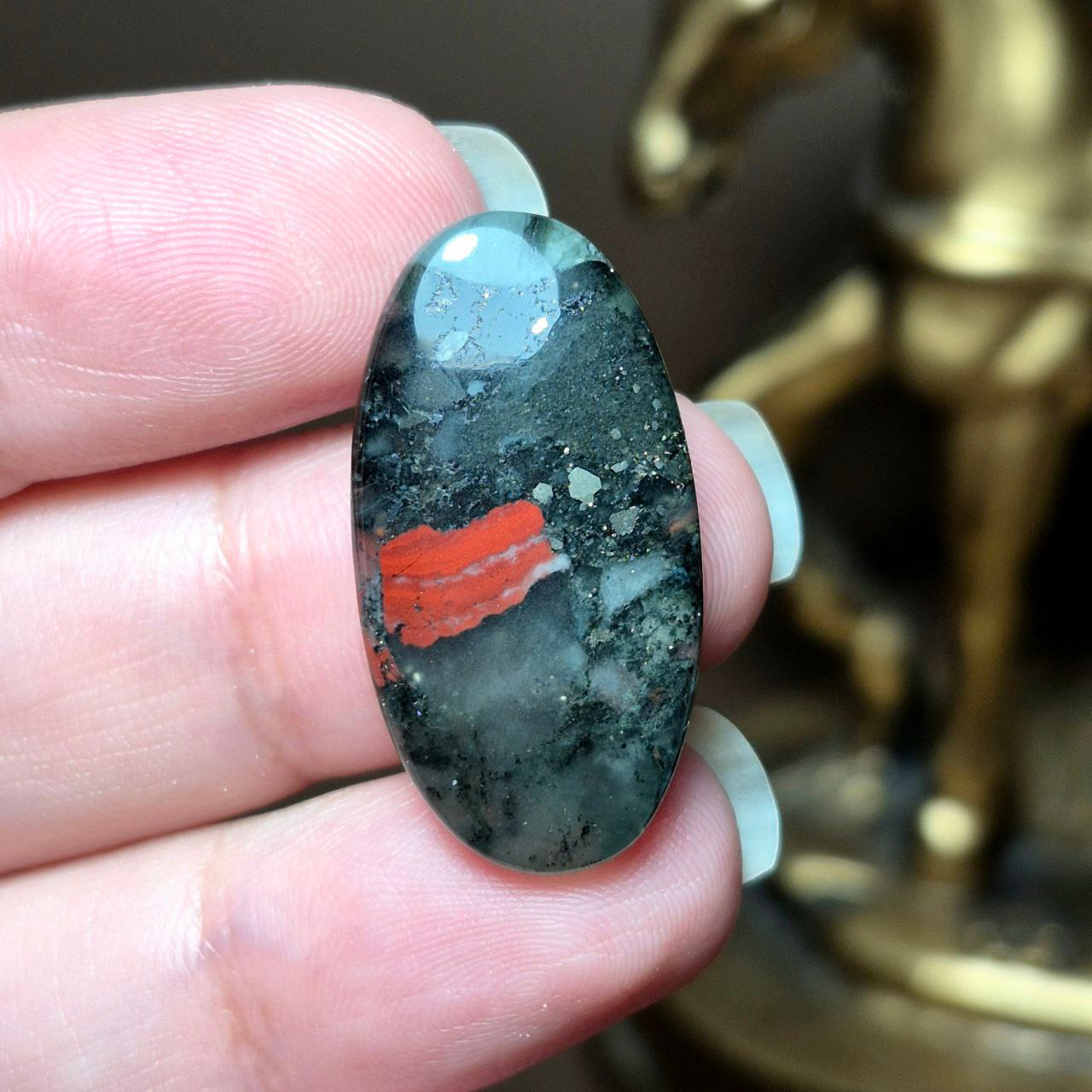 نگین سنگ خون معدنی کد k1143