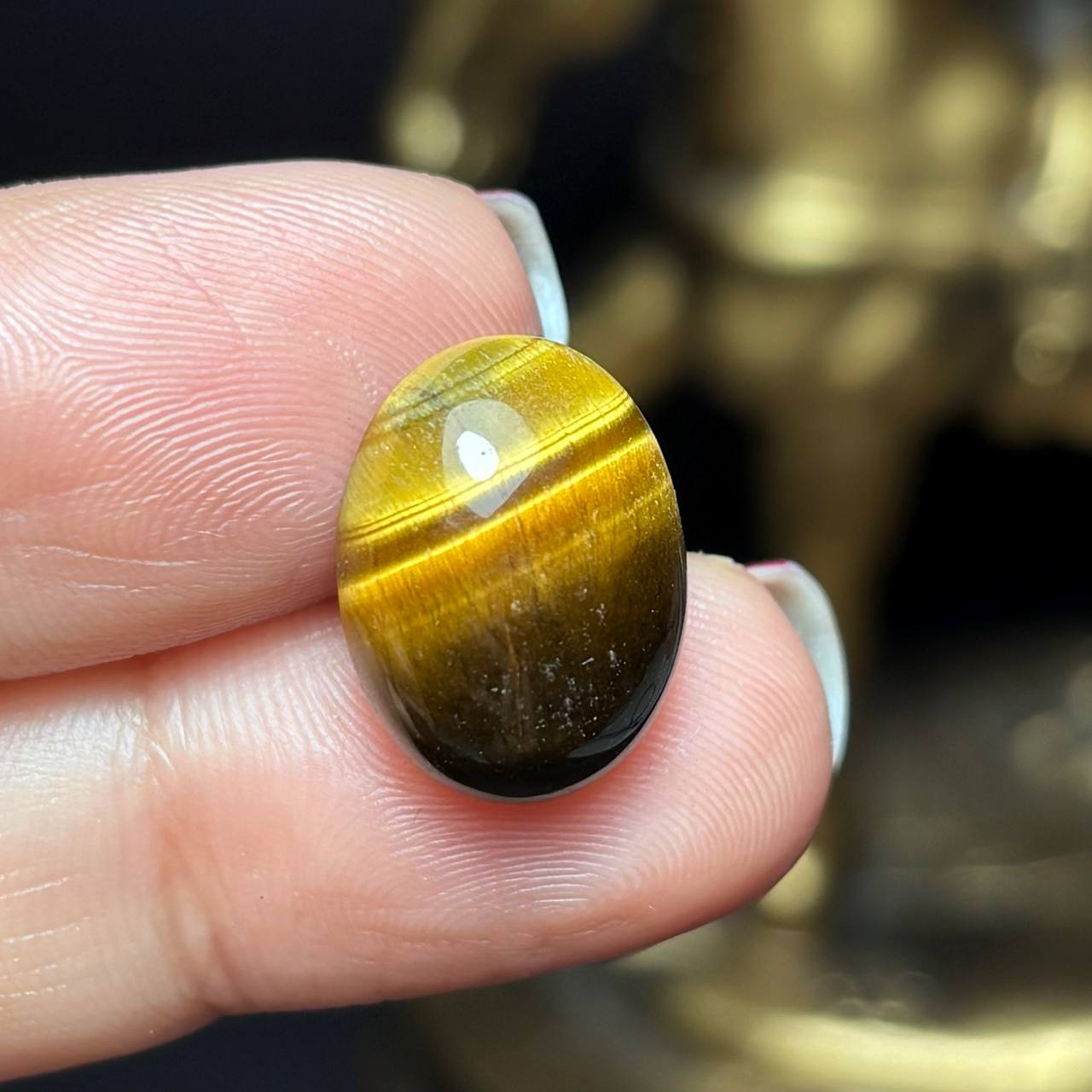 نگین سنگ چشم ببر معدنی کد Z7167