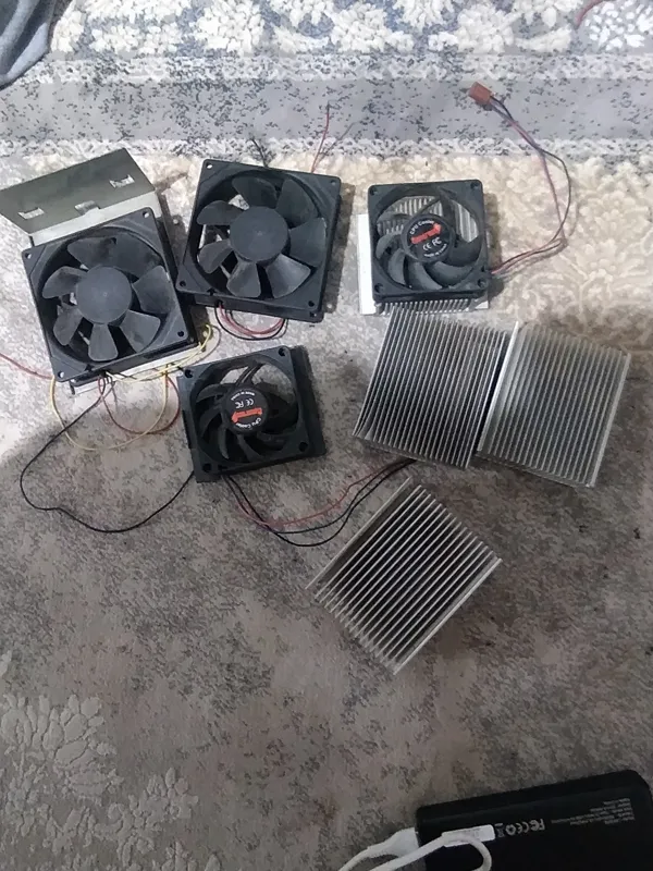 4تافن کامپیوترو4عددهیت سینک خنک کننده