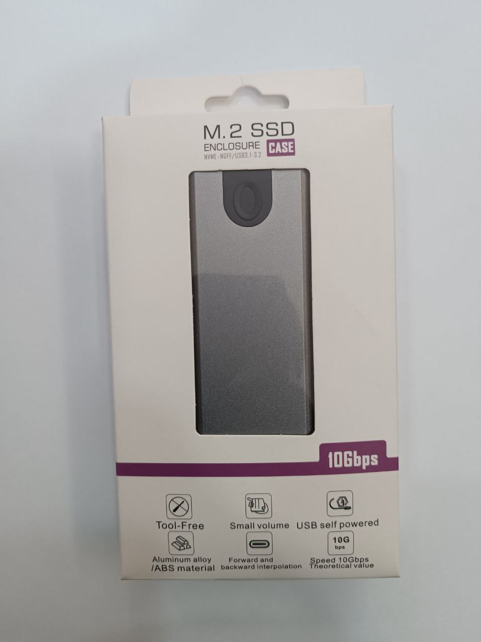 M.2 NVME Portable SSD Enclosure باکس هارد ام تو