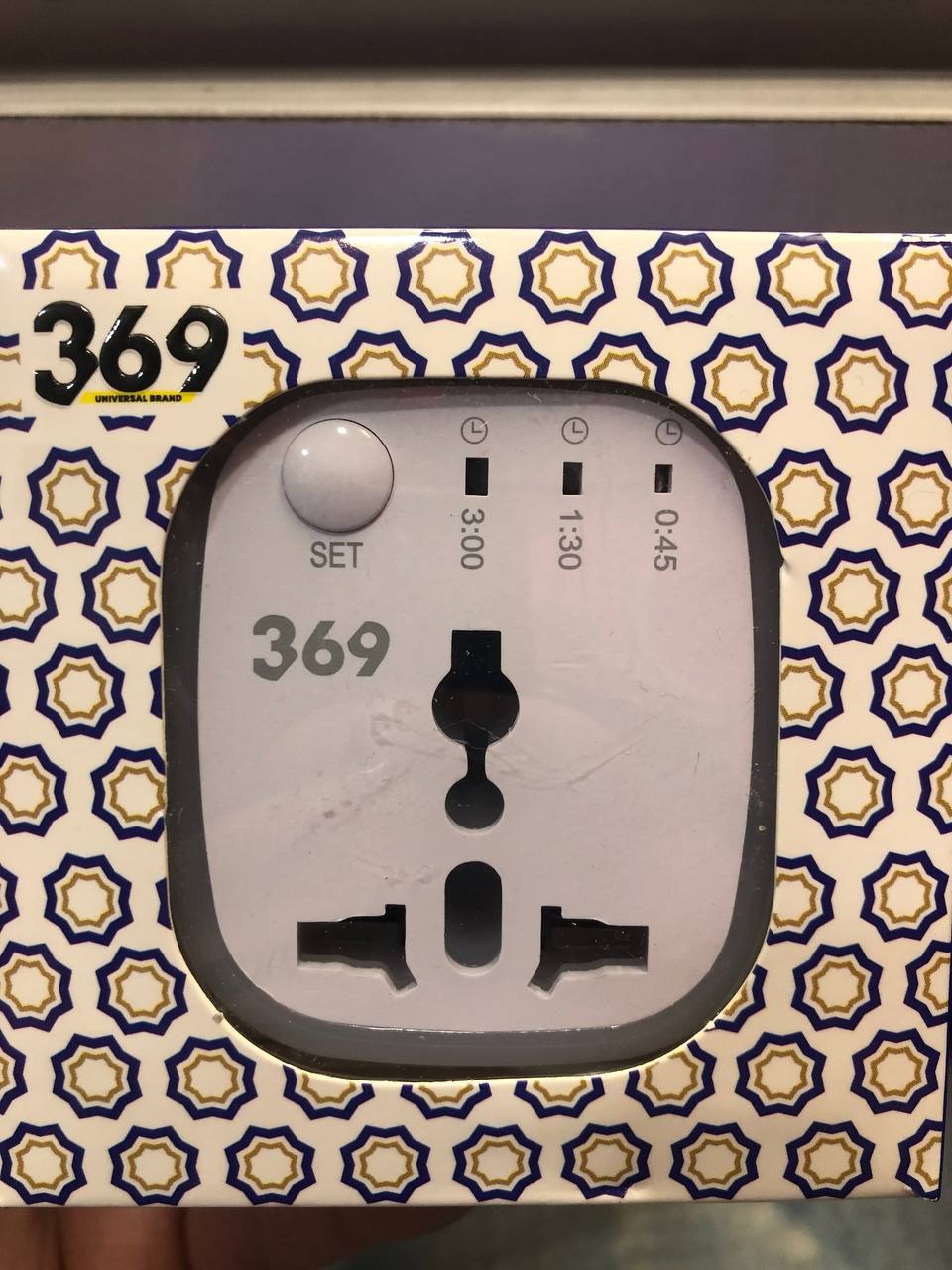 تبدیل و محافظ برق تایمر دار 369
