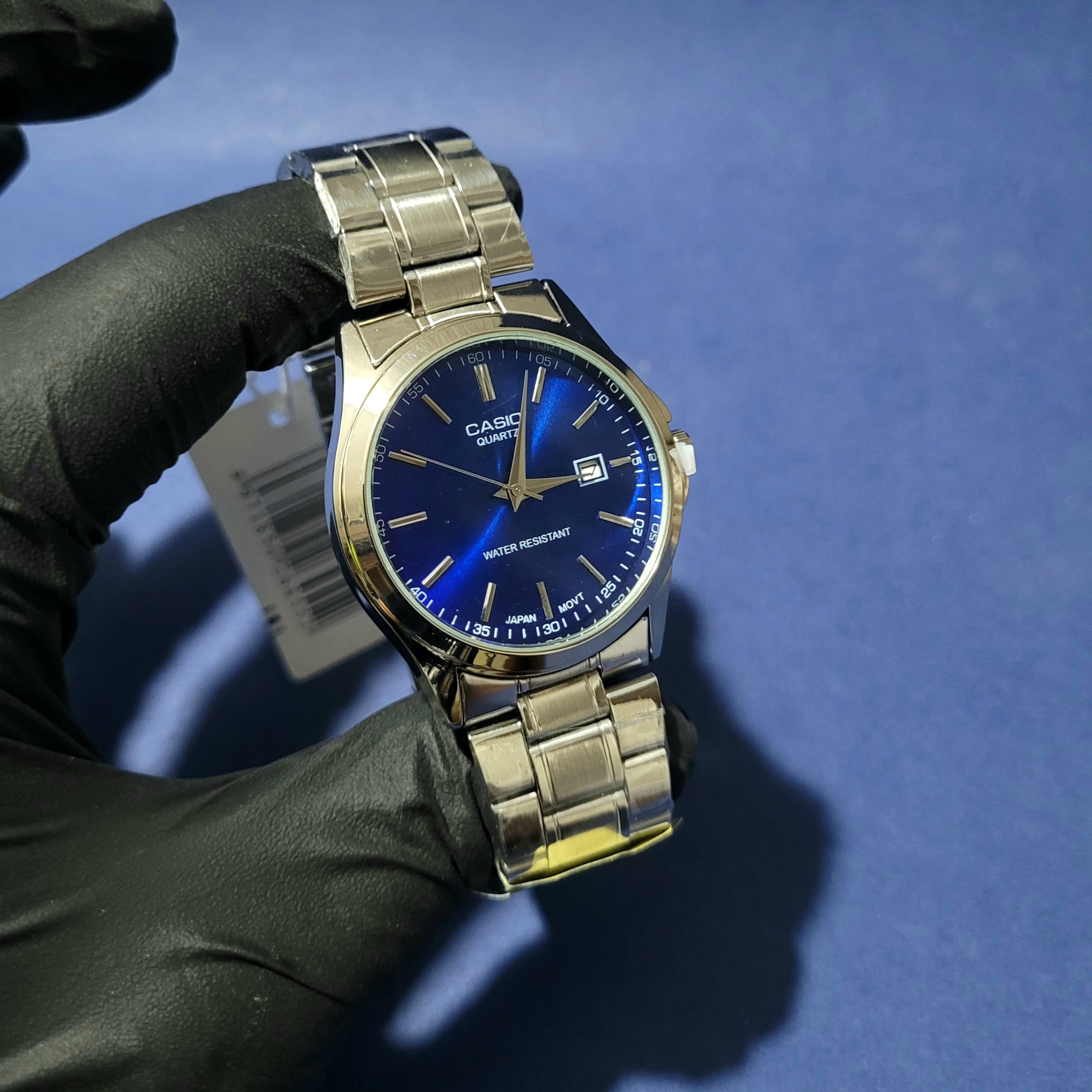 ساعت مچی مردانه کاسیو تمام استیل تقویم دار