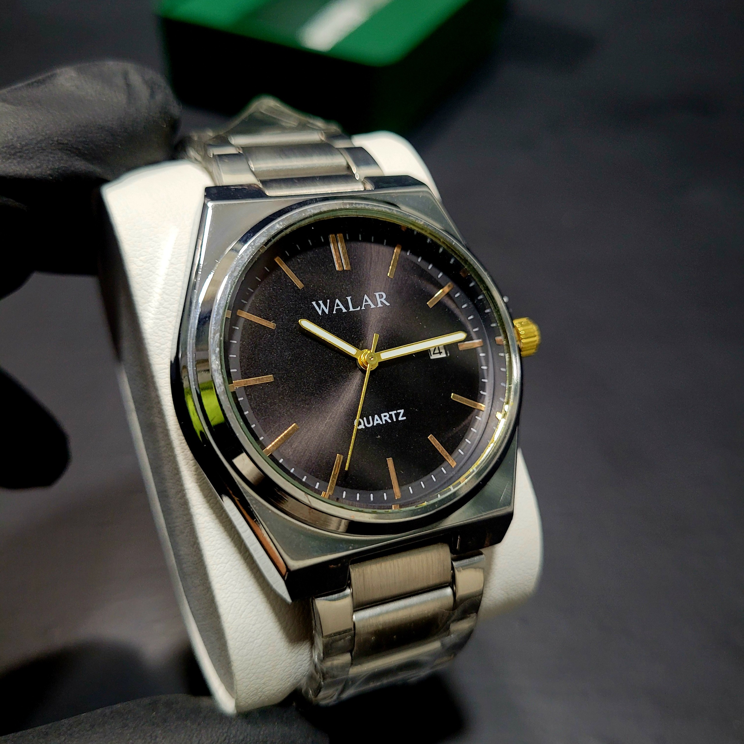 ساعت مچی مردانه والار کلاسیک تمام استیل تقویم فعال