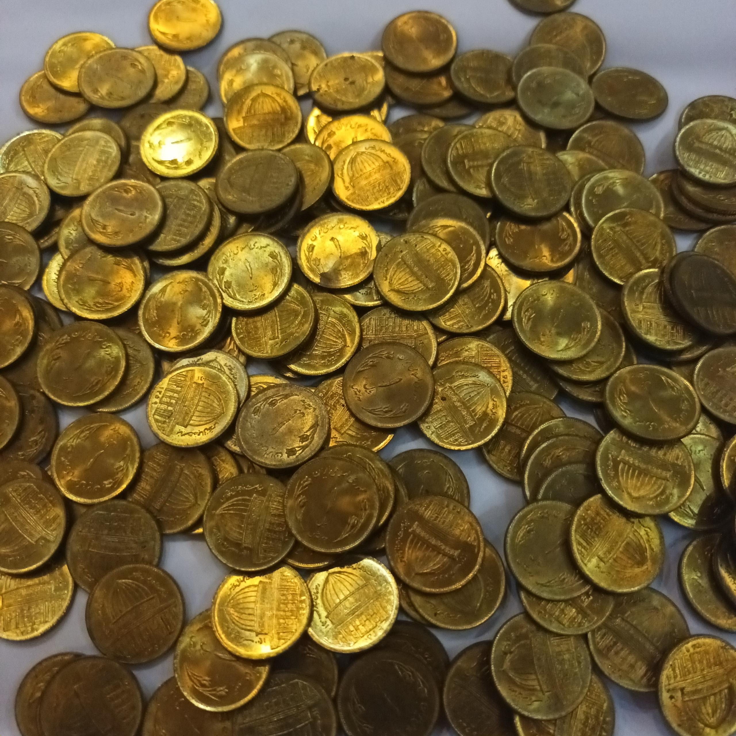 200 عدد سکه 1 ریال قدس بانکی