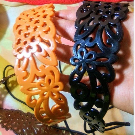 2 عدد تل استخری سیلیکونی طرح گل