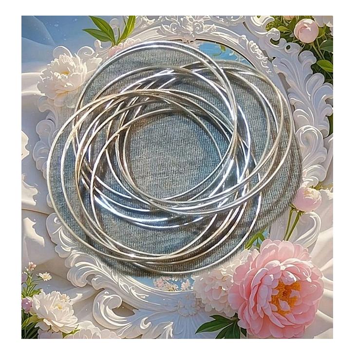 النگو سه لاین مسی آبکاری استیل