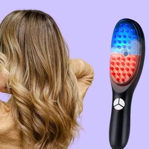 برس ماساژ سر ویبره دار مدل نانو (بخور دار)