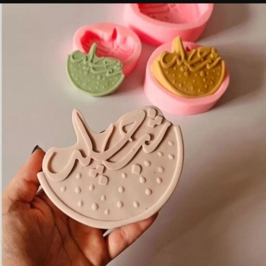 قالب شمع هندوانه شب چله بهمراه قالب گل بابونه