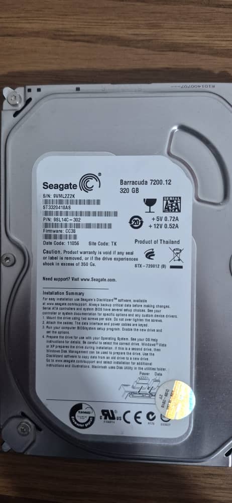 هارد seagate 320GB