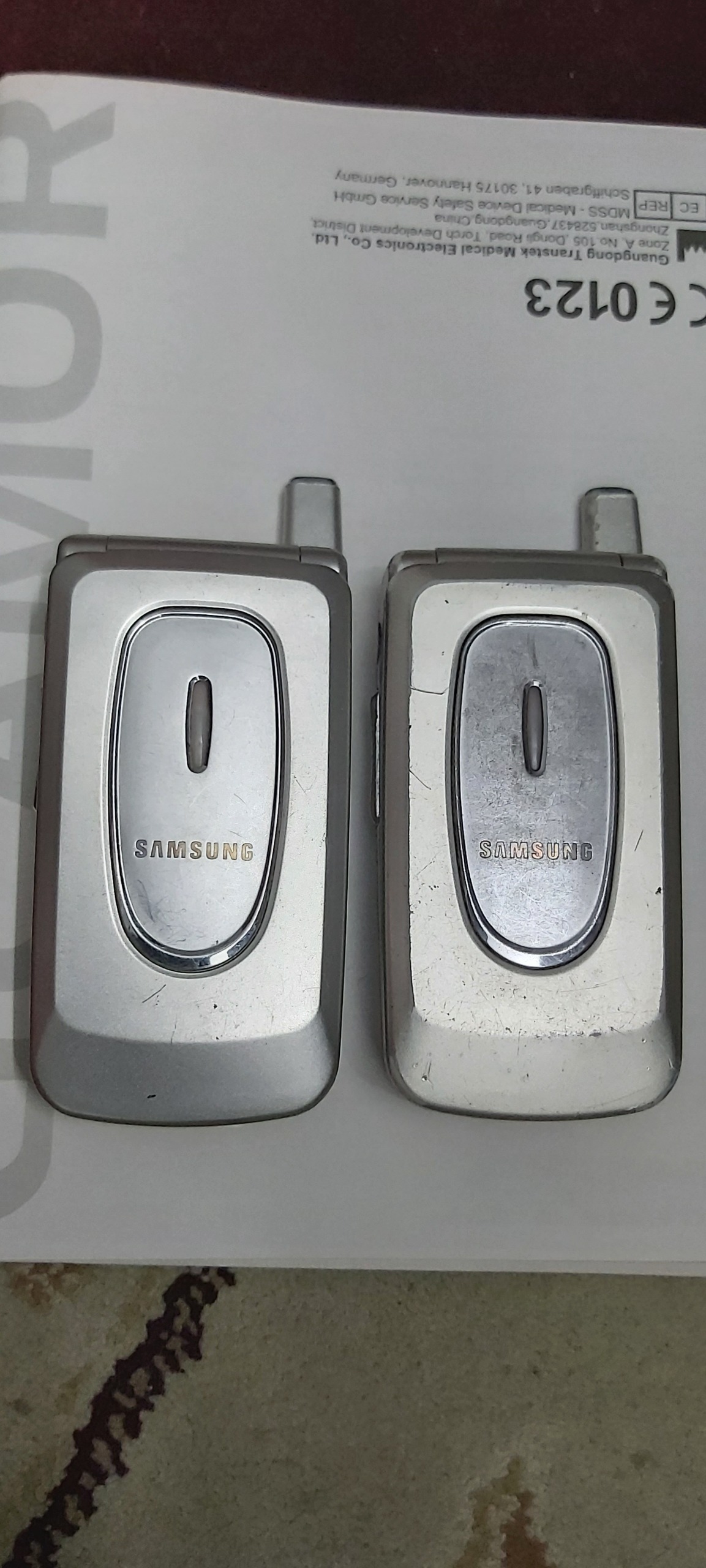 دو عدد گوشی سامسونگ x430
