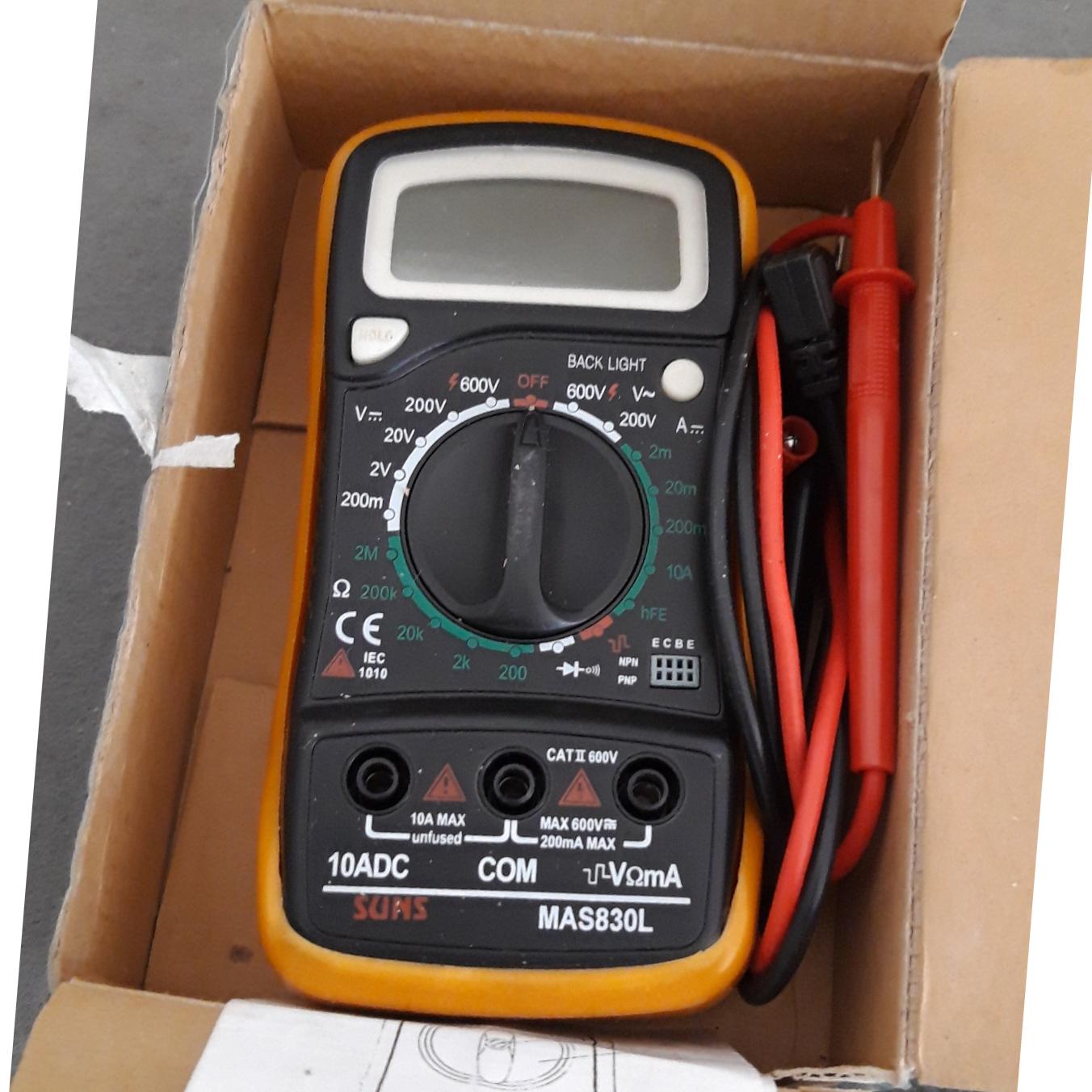 اهمتر. مولتی متر . توضیح توجه