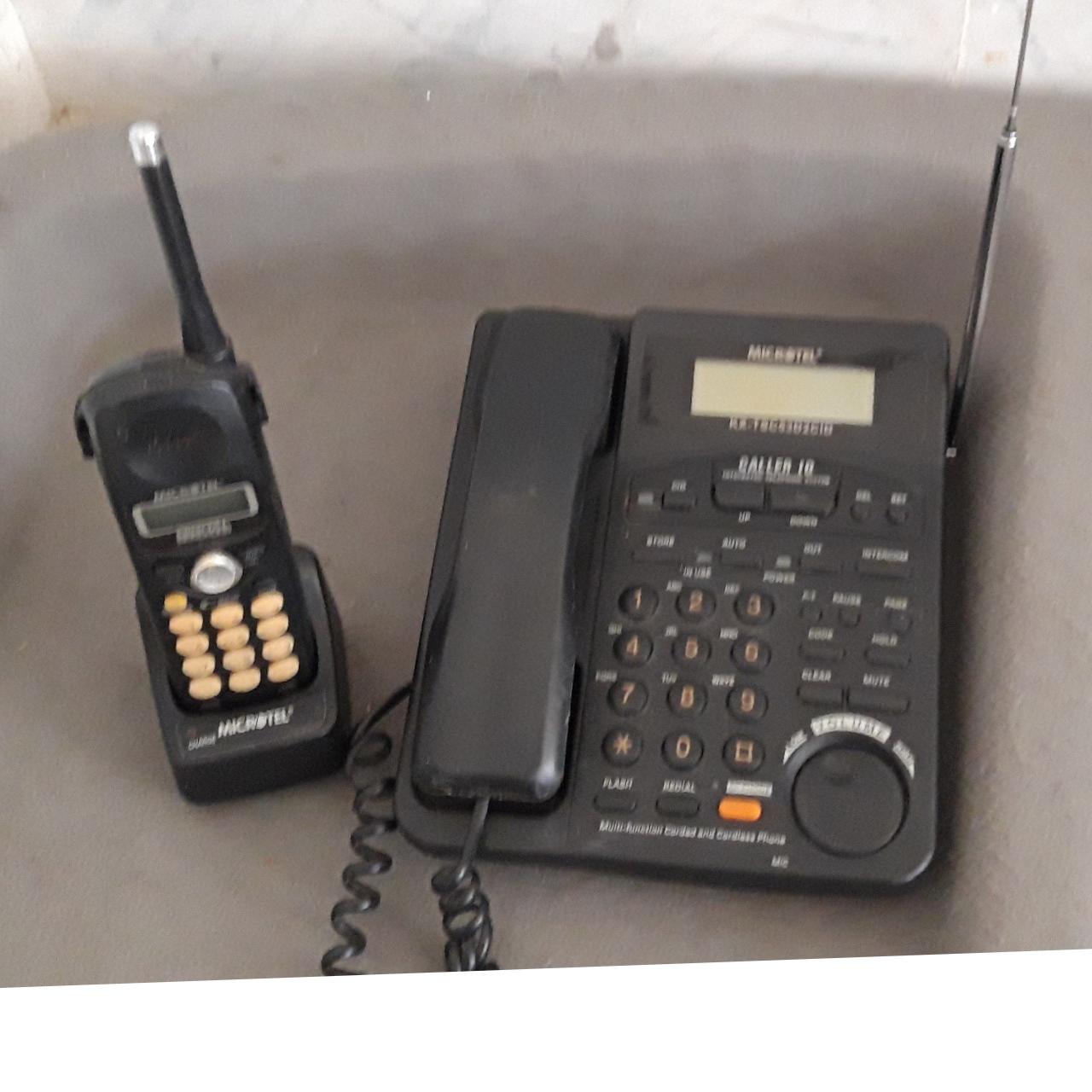 تلفن میکروتل ثابت  و بی سیم توضیح توجه