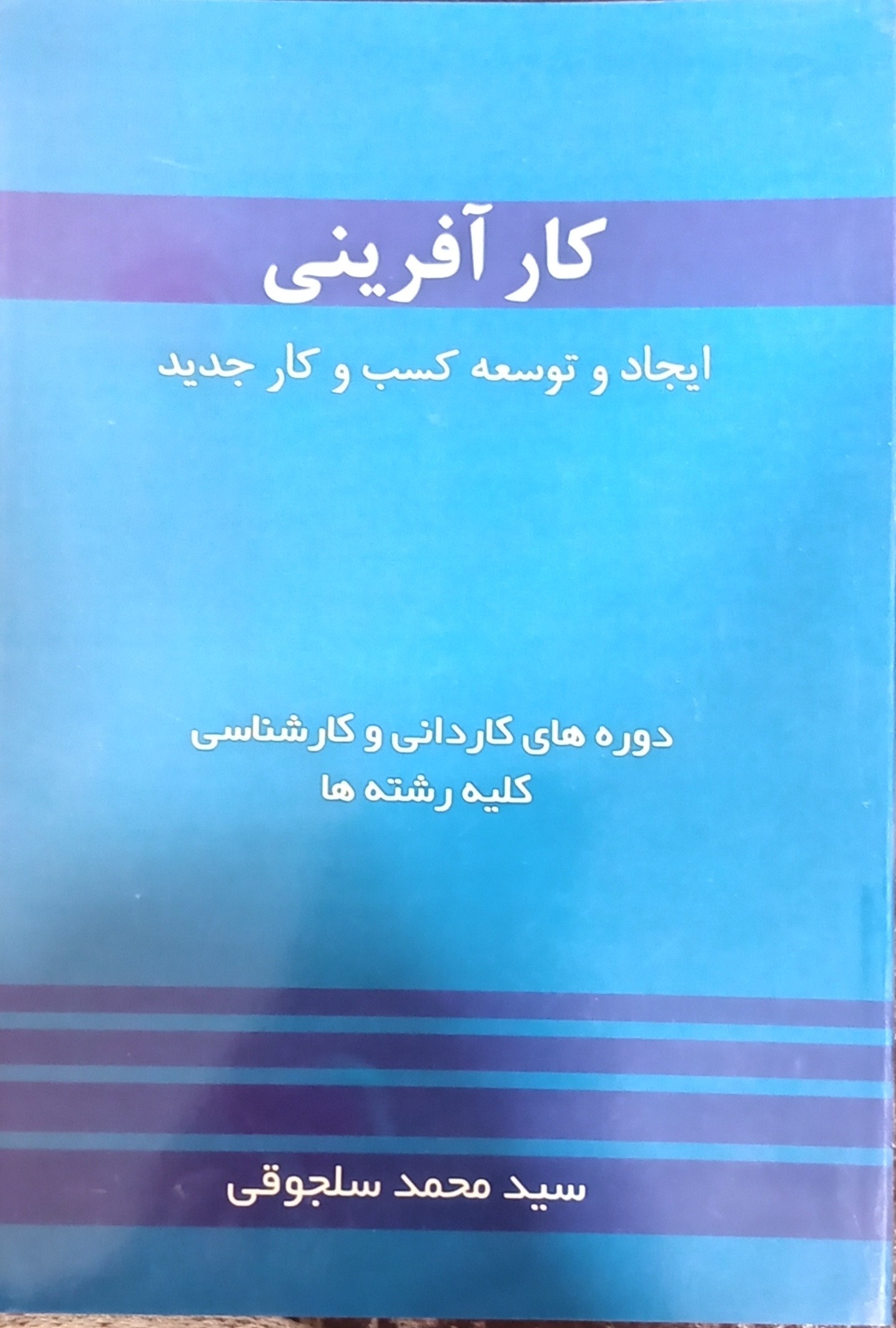 کتاب کارآفرینی اثر محمد سلجوقی
