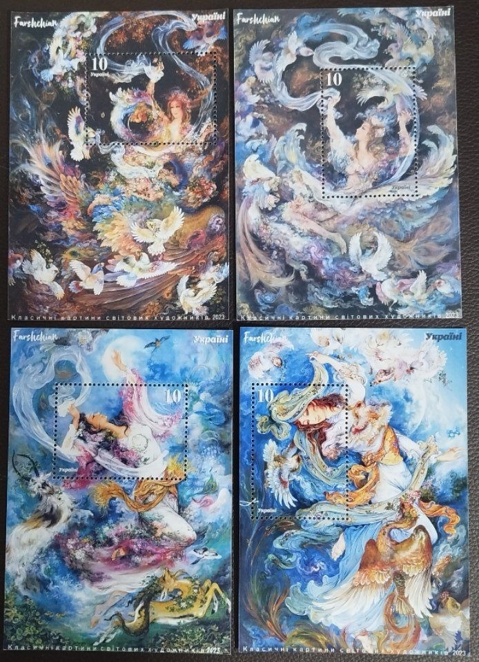 4 عدد تمبر شیت بی نظیر