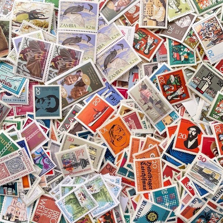 1000 عدد تمبر خارجی ( توضیحات دارد )