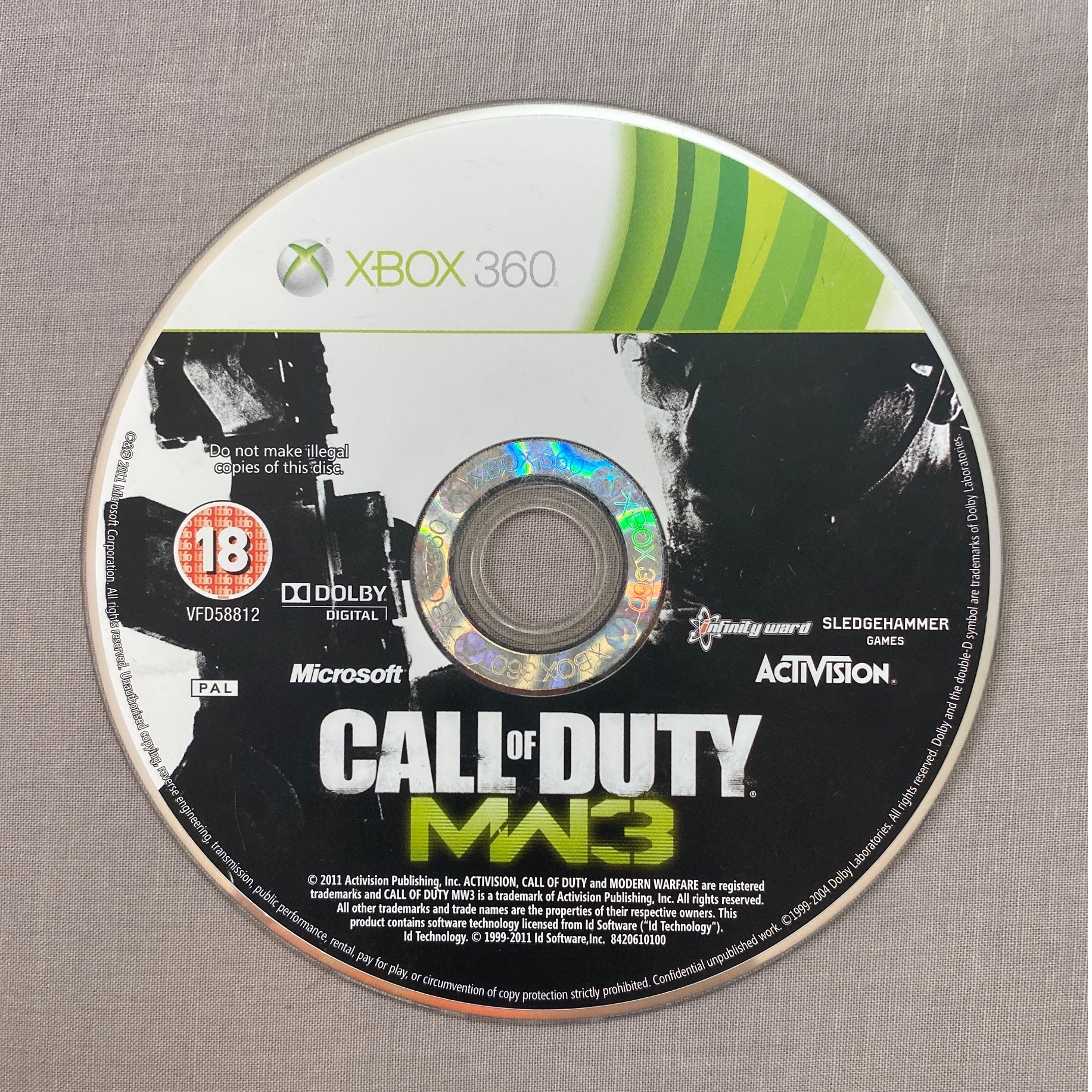 Call of duty MW3 اوریجینال Xbox 360