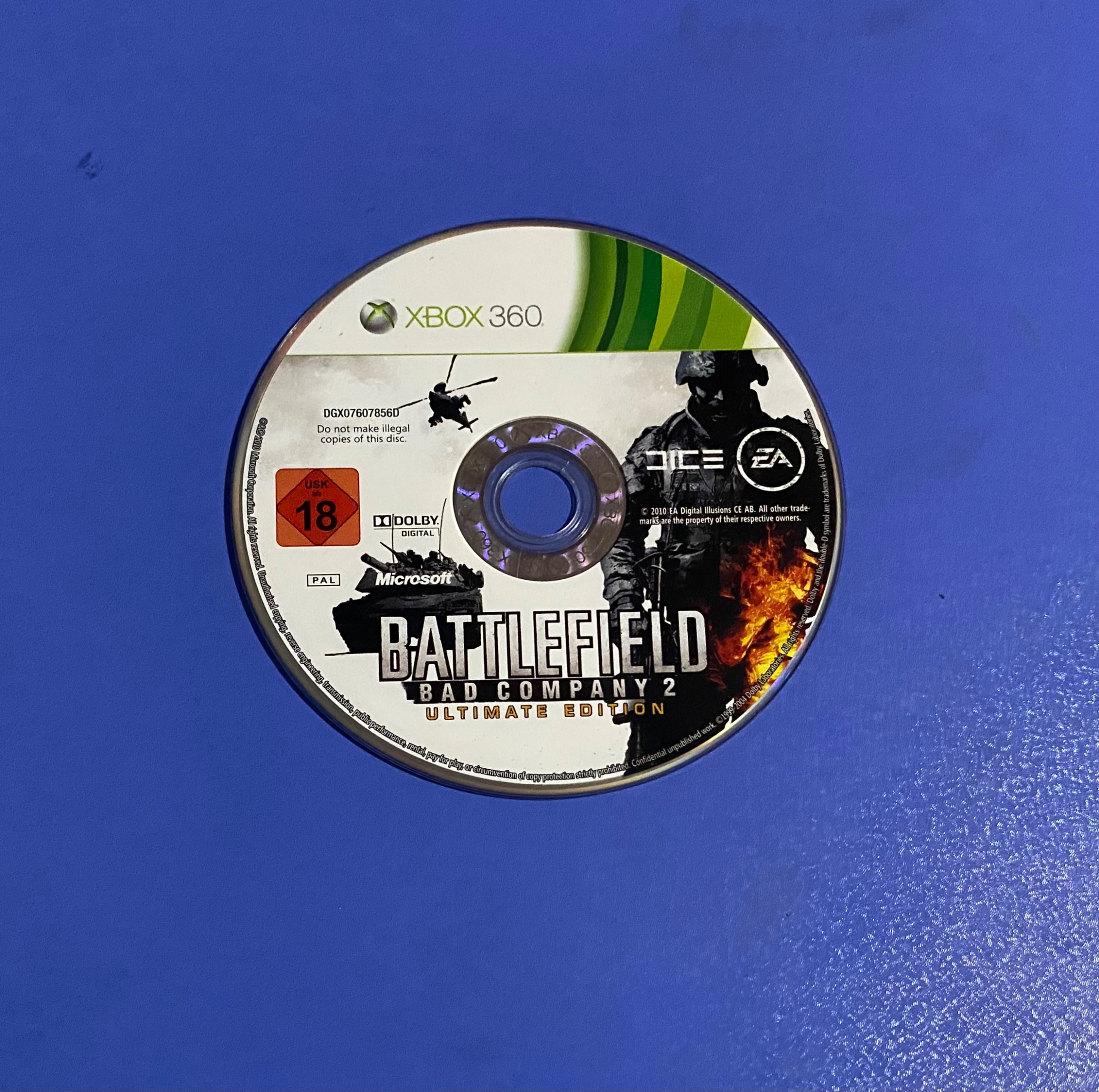 Battle field bad company 2 اورجینال xbox 360