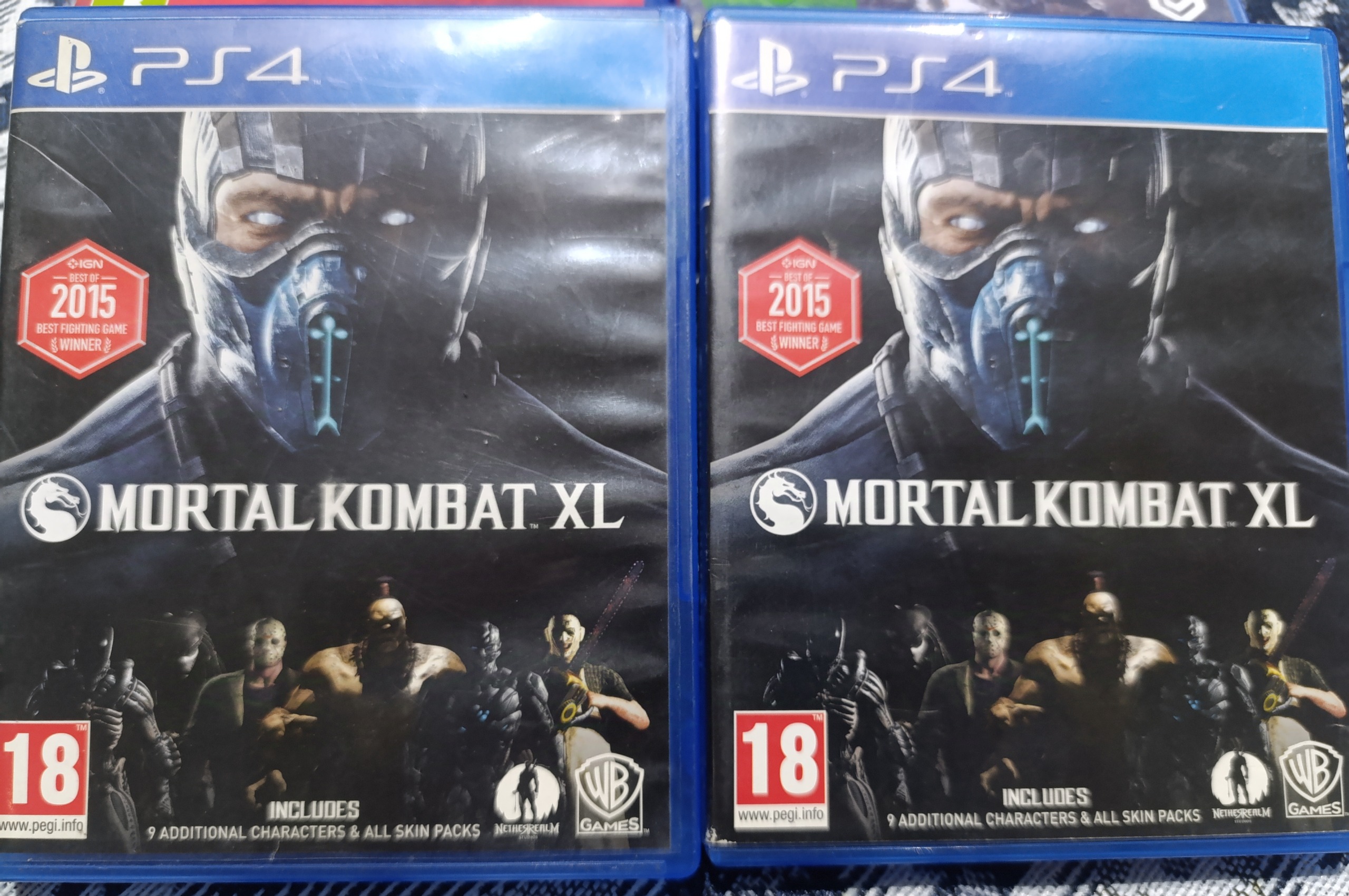 بازی مورتال کمبتxlبرایps4وps5در حد نو(توضیحات)