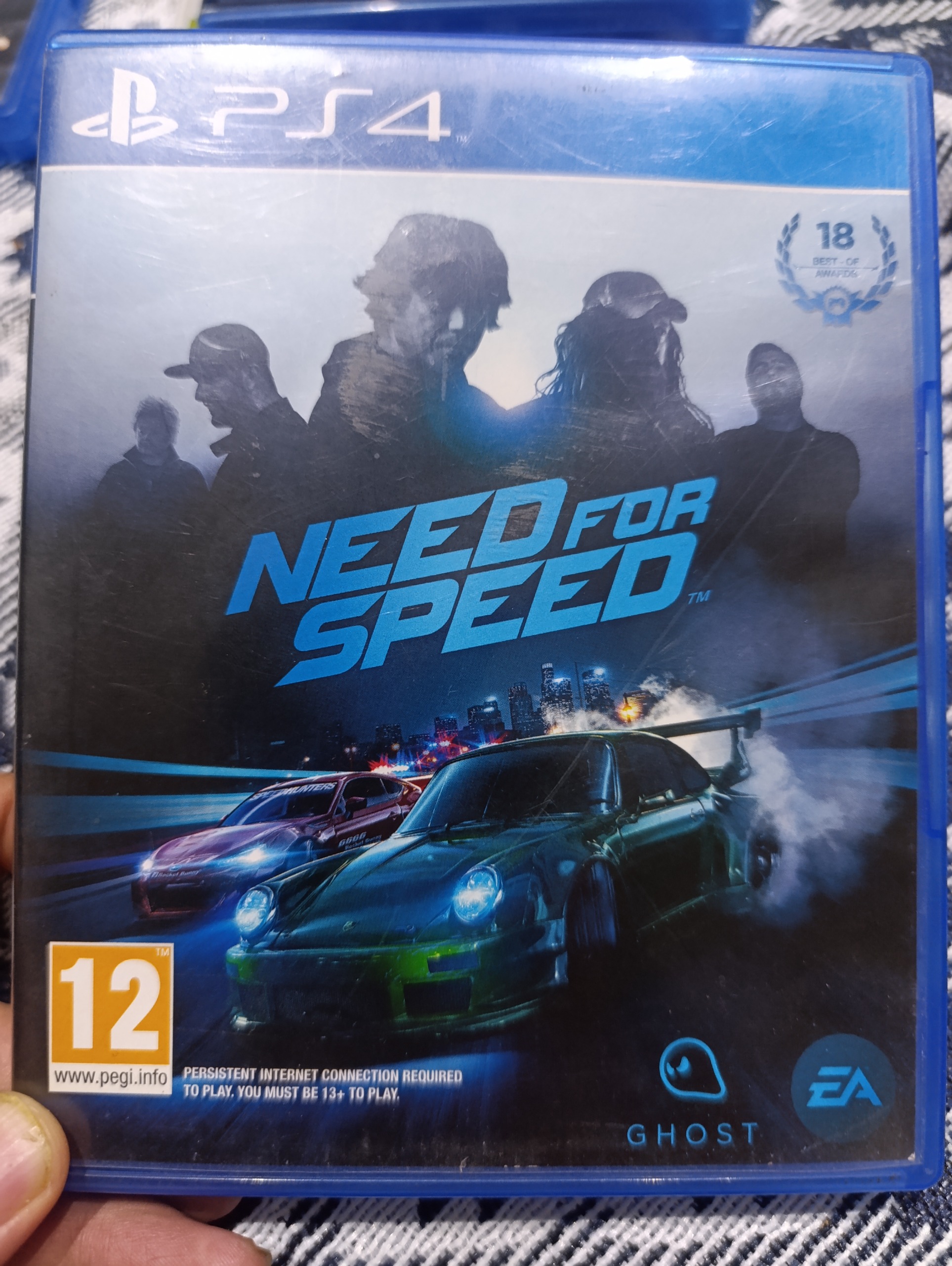 بازیnfsبرایps4وps5نیدفوراسپید در حد نو تخفیف جزئی