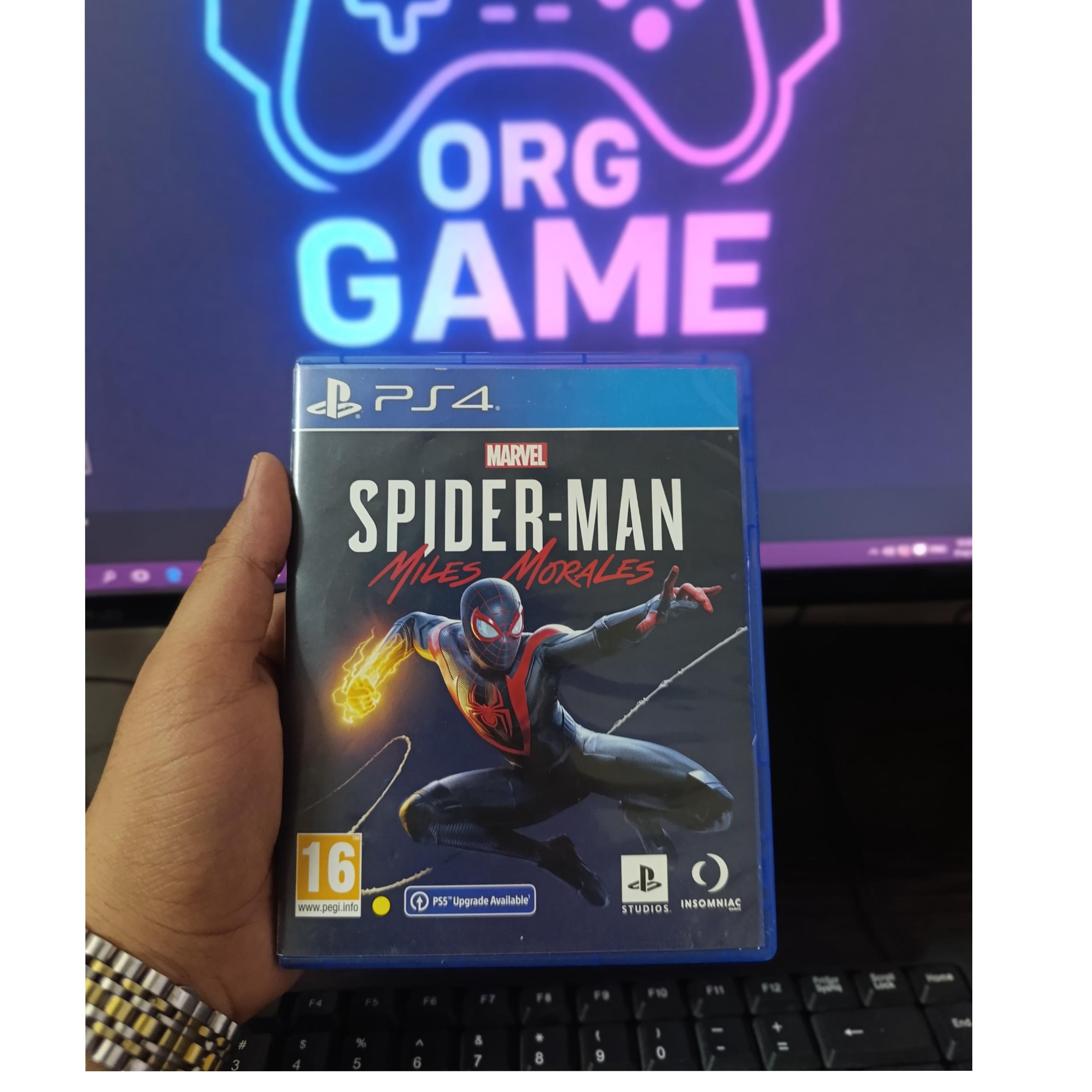 بازی spiderman miles morales ps4 مورالس (درحدنو)