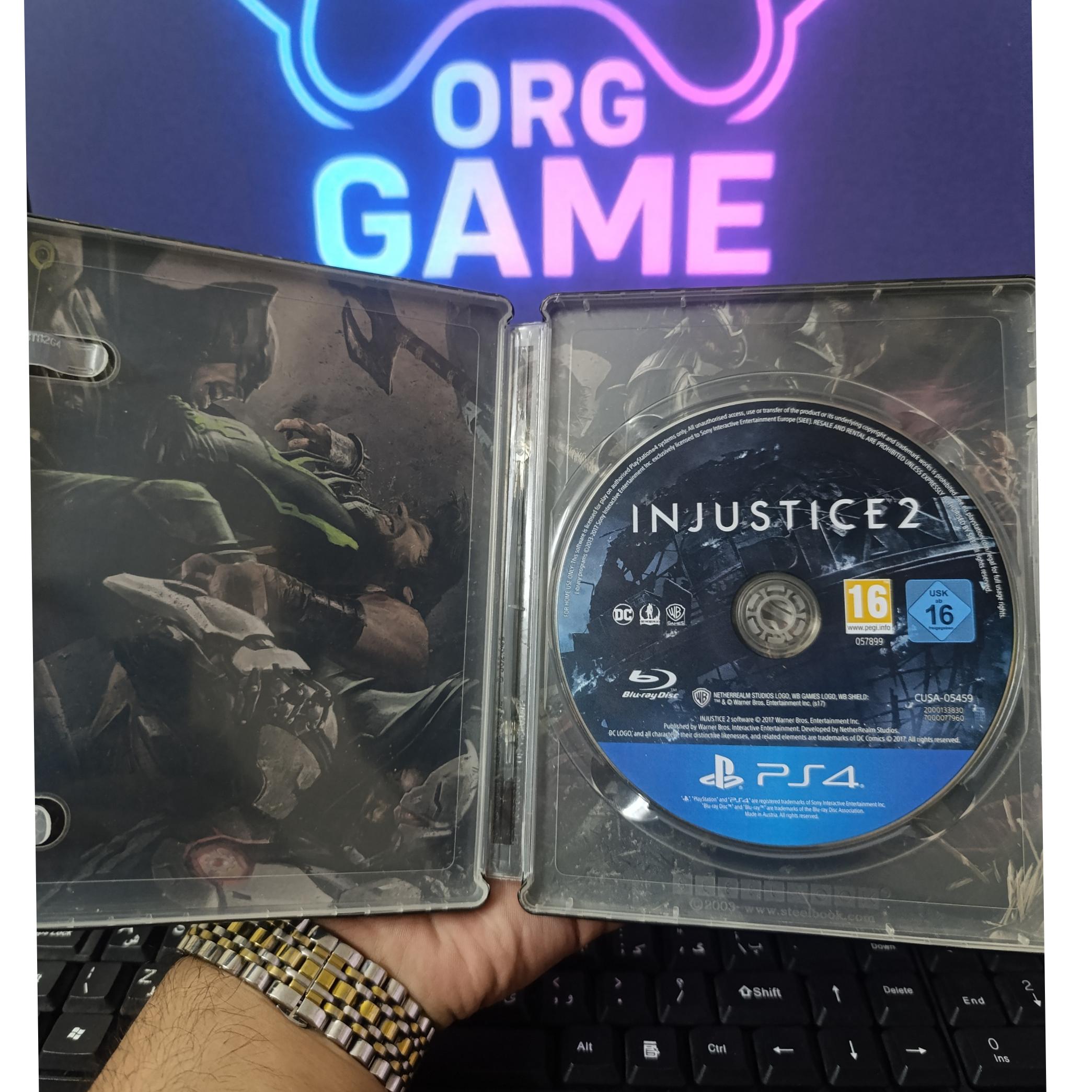 Steel book injustic 2 ps4اینجاستیس 2 تخفیف دارد