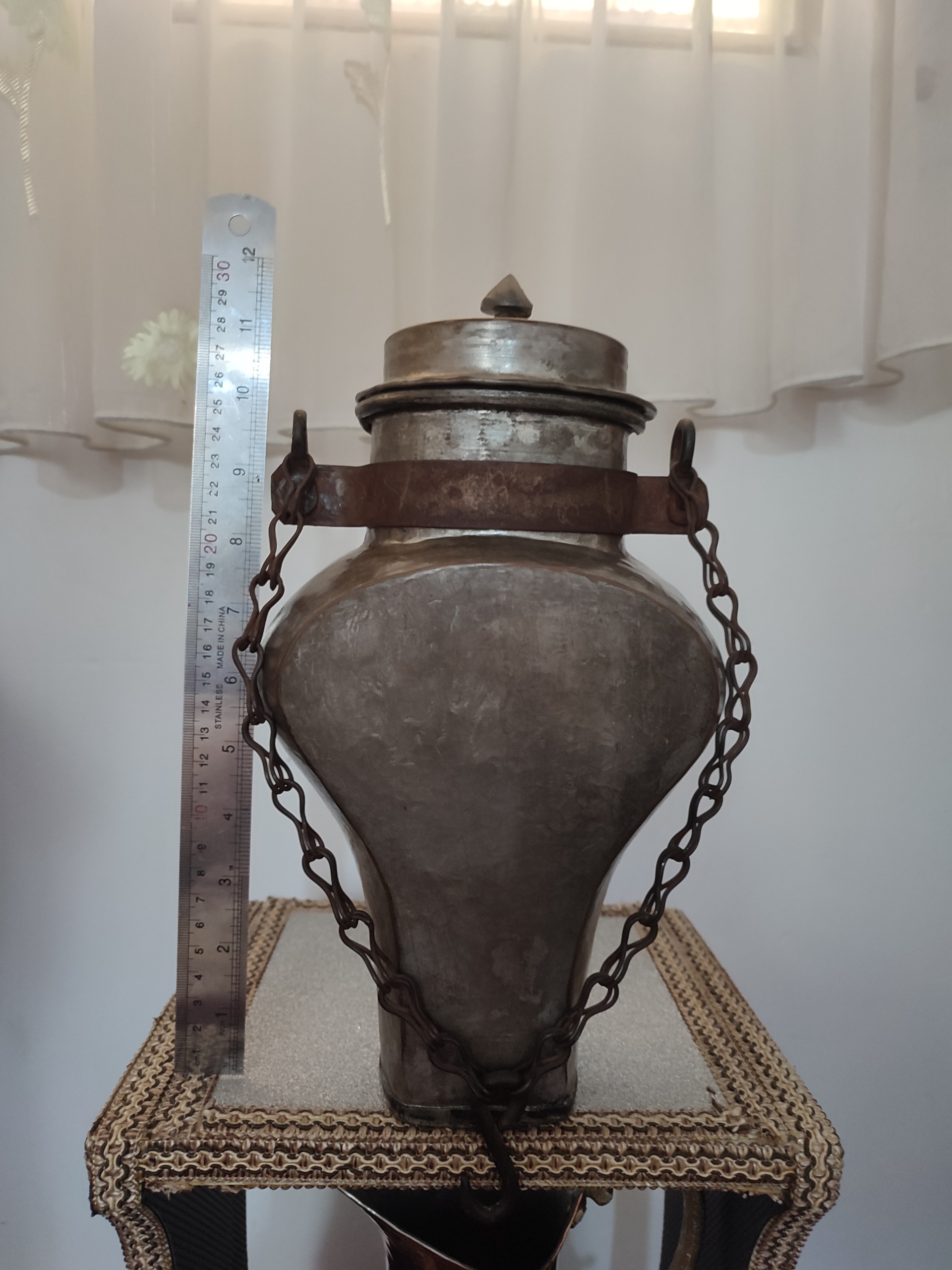 روغن دان مسی قدیمی