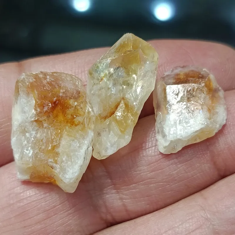 بلور سیترین طبیعی (سنگ ثروت)