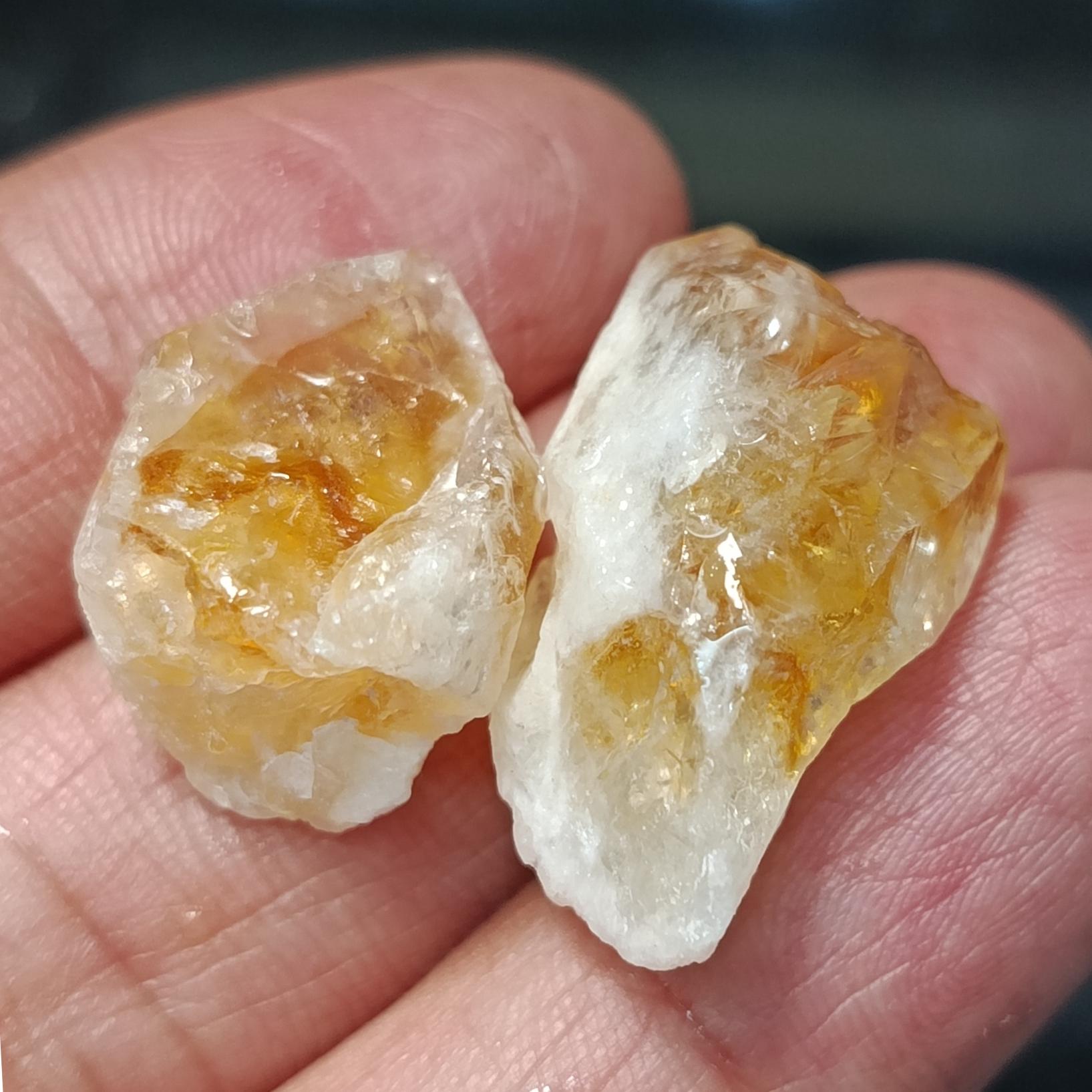 بلور سیترین طبیعی (سنگ ثروت)