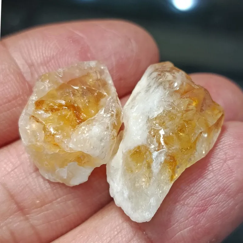 بلور سیترین طبیعی (سنگ ثروت)