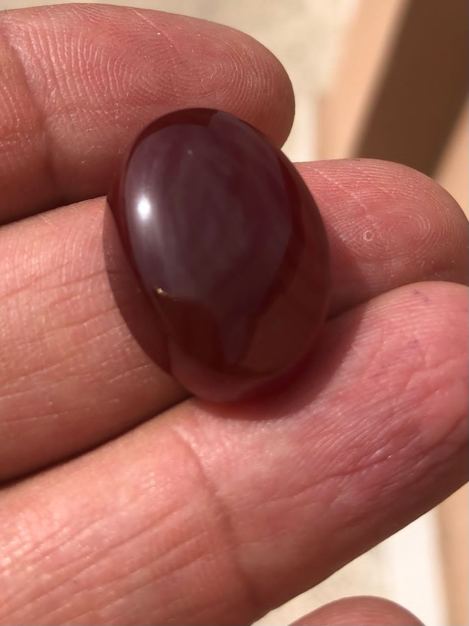 عقیق یمنی پررنگ آماده رکاب خوشرنگ وزیبا