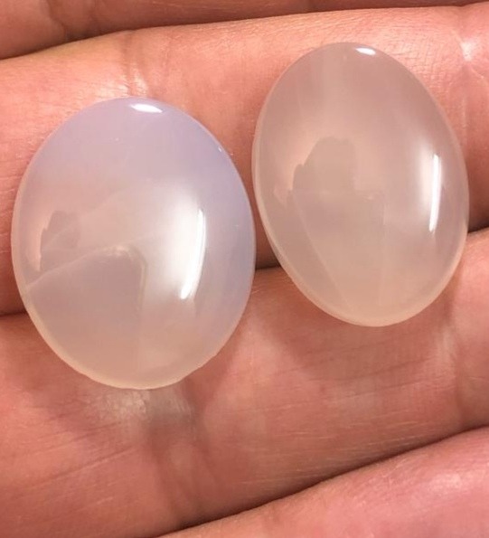 ست عقیق شیری رنگ زیبا