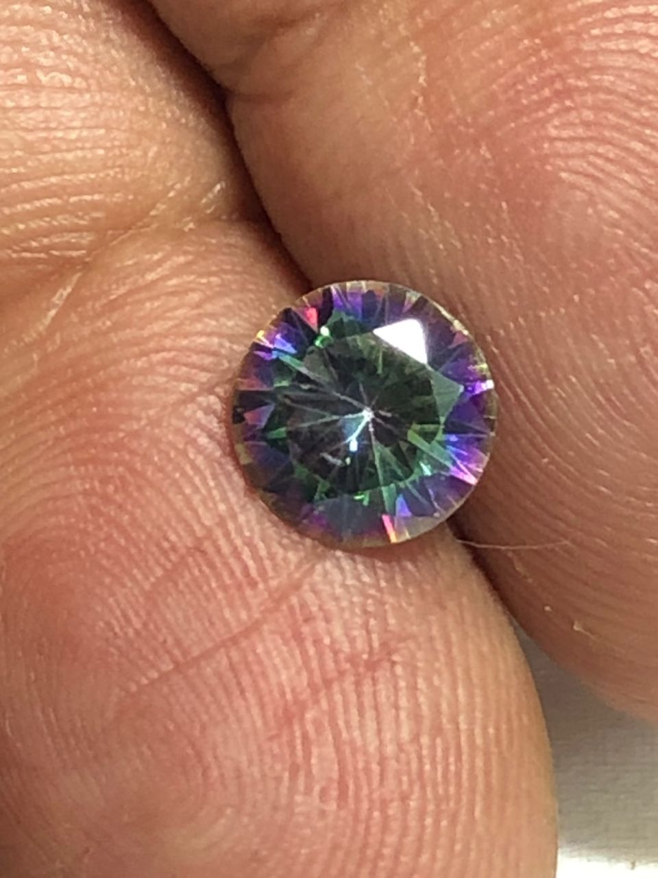 توپاز هفت رنگ زیبا وانتیک