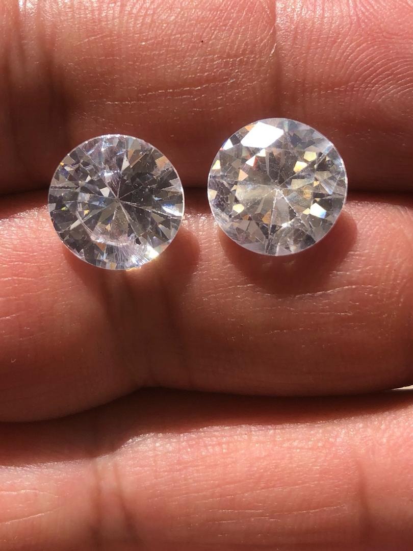 ست موزانایت پرتلالو 2قیراطی