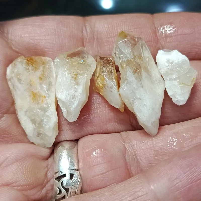 بلور سیترین طبیعی (سنگ ثروت)