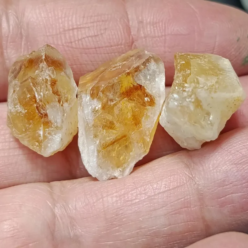 بلور سیترین طبیعی (سنگ ثروت)