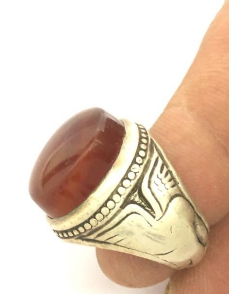 انگشتر یمنی قدیمی نقره